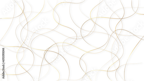Colorful random pattern line stroke on a transparent background. Decorative pattern with tangled curved lines. Random chaotic lines abstract geometric pattern vector background.