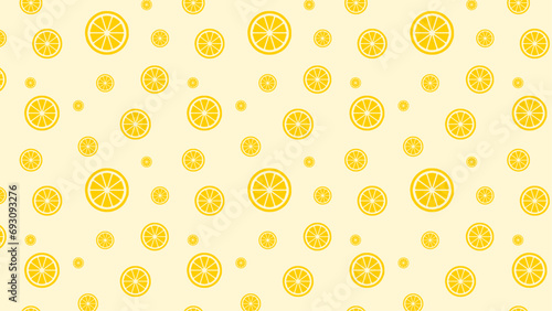 An orange slice pattern background