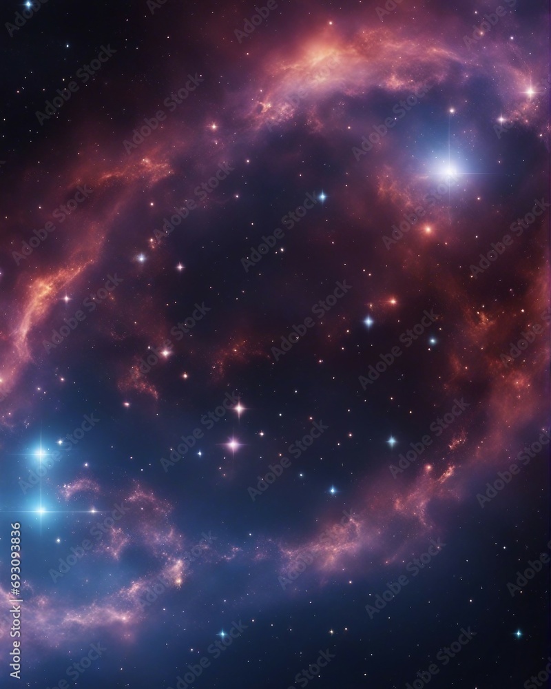 Nebula and galaxies in space. Abstract cosmos background
Nebula and galaxies in space. Abstract cosmos background