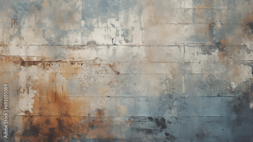 Print op canvas the details of rust and corrosion on metal surfaces in urban environments