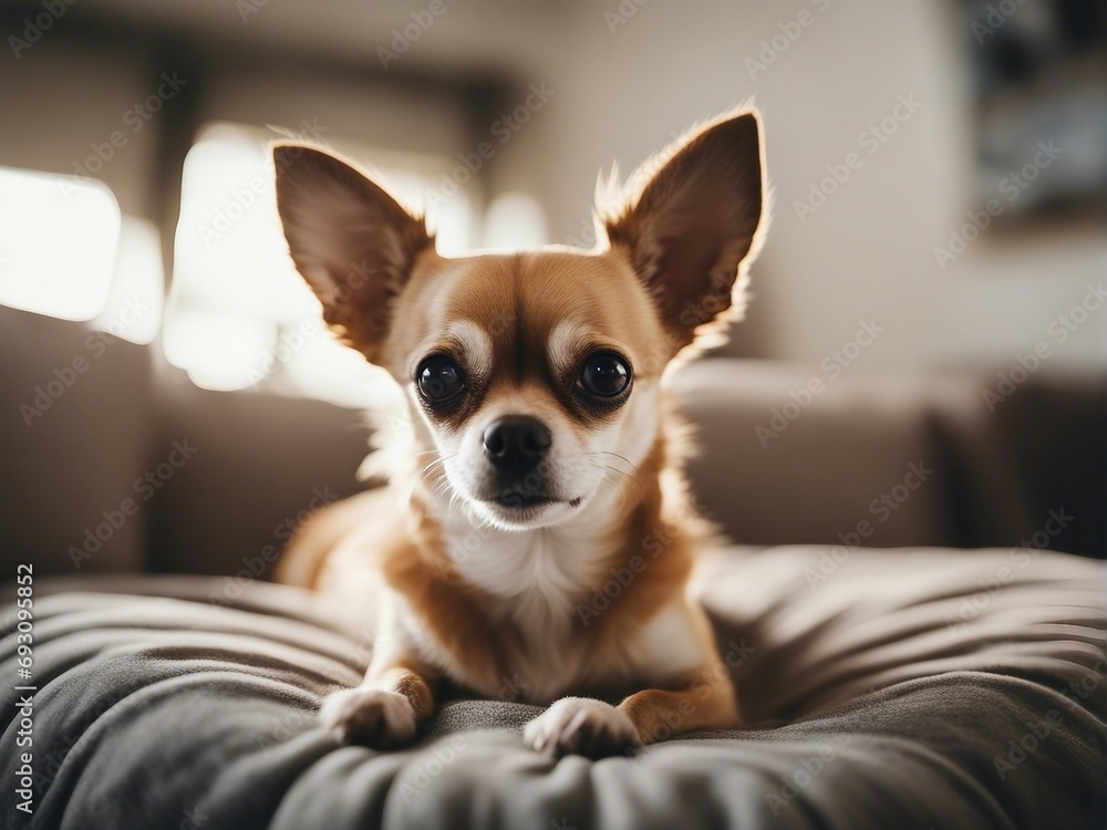 portrait of Chihuahua at home
portrait of Chihuahua at home