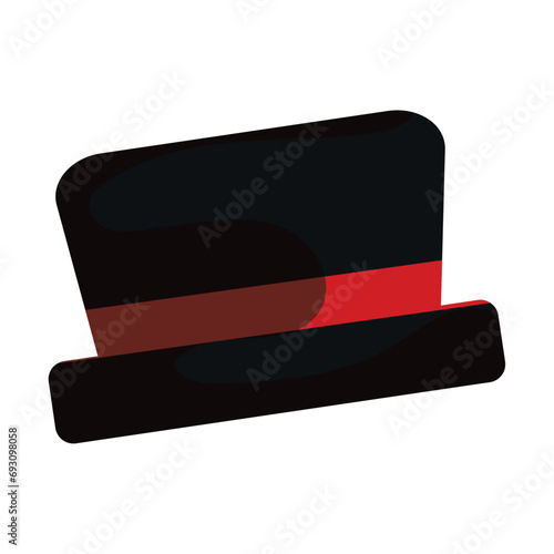 Colored gentlemen hat icon Vector
