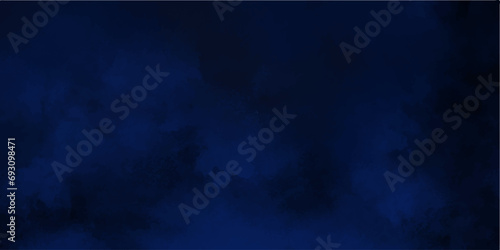 Blue smoke in dark background.Texture and desktop picture. blue texture with colorful smoke, decorative and blurry and grunge blue paper texture, Colorful blue textures for making flyer and poster.