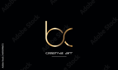 CB, BC, C, B abstract letters logo monogram