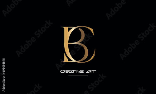 CB, BC, C, B abstract letters logo monogram
