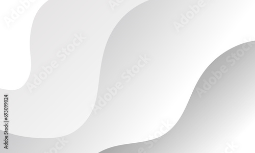 smooth white wave vector background
