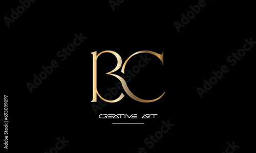 CB, BC, C, B abstract letters logo monogram