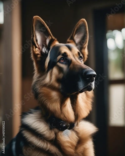 portrait of german shepherd 