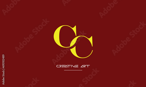 Photos CC, C abstract letters logo monogram