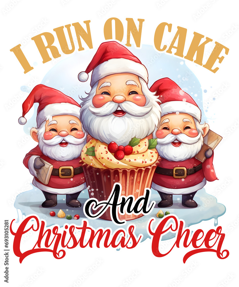 I RUN ON CAKE AND CHRISTMAS CHEER, Generative Ai