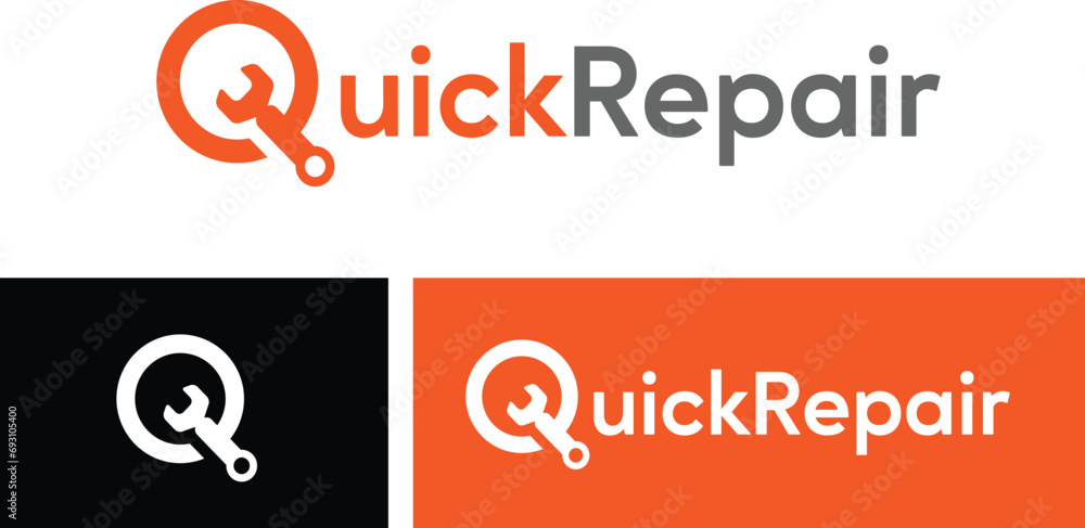 quick repair logo design auto logo quick repair logo design auto logo
