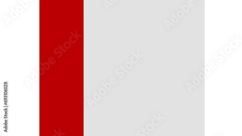 White and Red rectangle frame  background