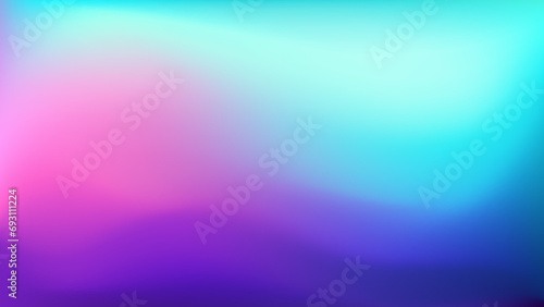 Colorful gradient blue teal pink purple background. Bright Blurred backdrop with place for text. Vector illustration for your graphic design, banner, poster, wallpapers, theme or website