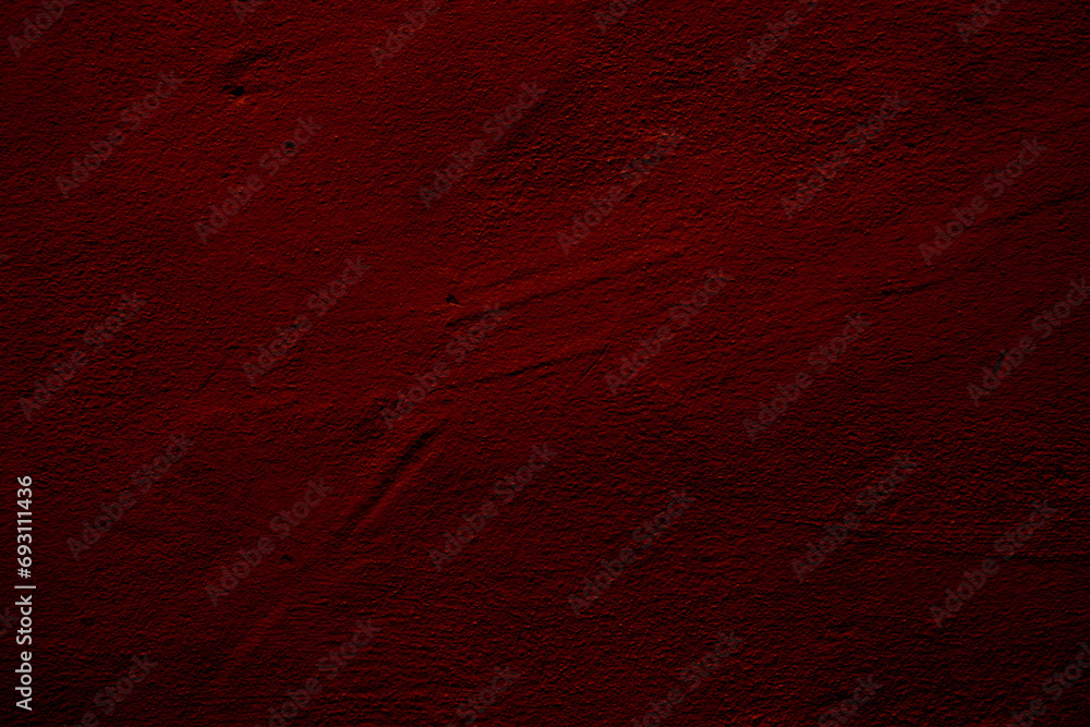 Crimson red colored abstract wall background with textures of different shades of red - obrazy, fototapety, plakaty 