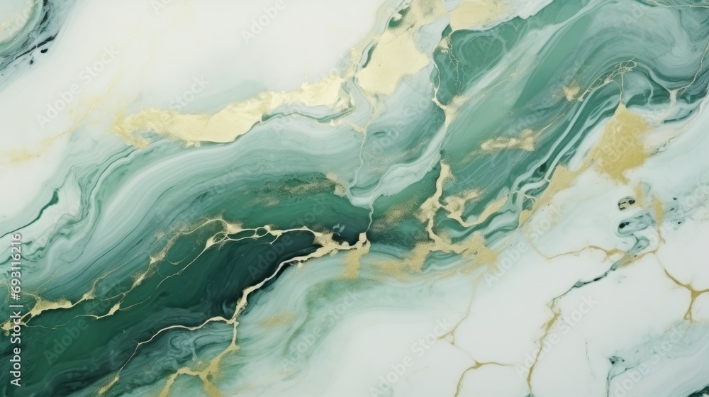Abstract marbled background. Luxurious elegant green and white marble stone texture, with gold details. Abstract marbled background. Luxurious elegant green and white marble stone texture, with gold details.