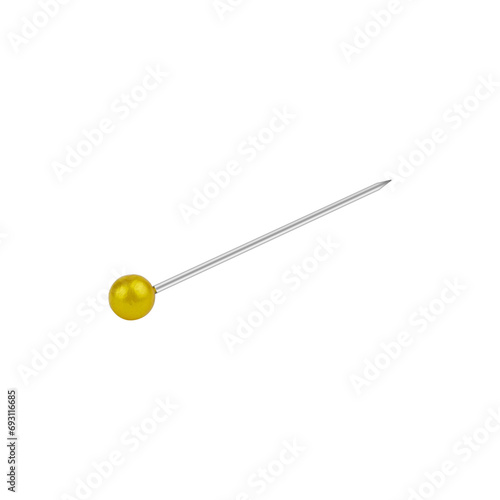 long pin isolated from background
