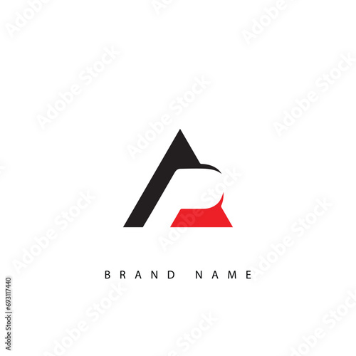 collection of initial letter P logo design template.