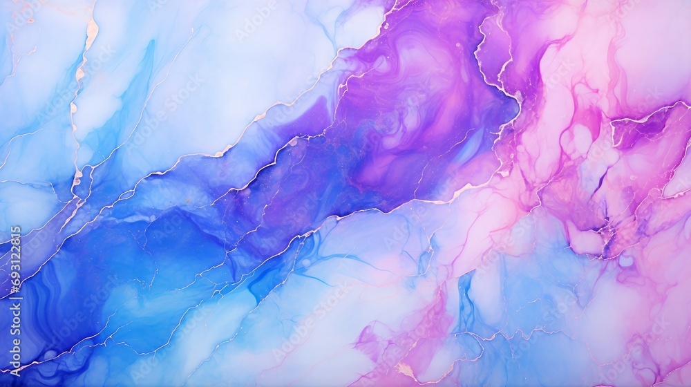 Colorful liquid marble texture background AI Generated