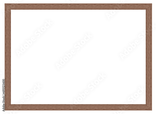 vintage frame with ornament, frame for a text and photo vector illustration