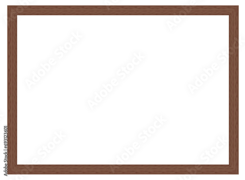 vintage frame with ornament, frame for a text and photo vector illustration