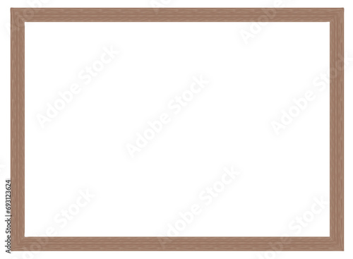 vintage frame with ornament  frame for a text and photo vector illustration