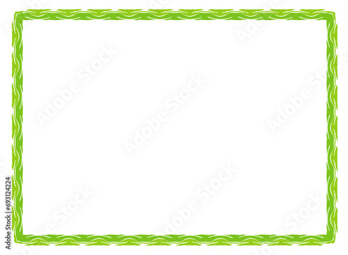 vintage frame with ornament, frame for a text and photo vector illustration