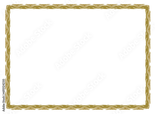 vintage frame with ornament, frame for a text and photo vector illustration