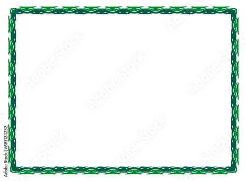 vintage frame with ornament, frame for a text and photo vector illustration