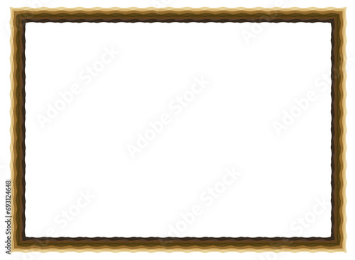 vintage frame with ornament, frame for a text and photo vector illustration