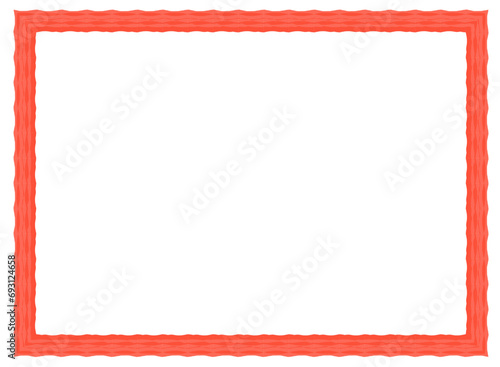 vintage frame with ornament, frame for a text and photo vector illustration