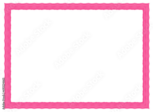 vintage frame with ornament, frame for a text and photo vector illustration