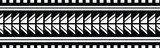 Tribal tattoo Band Polynesian culture. Tribal tattoo border fore arm design. Tattoo ribbon sleeve bracelet. Fabric seamless isolated hawaiian pattern on transparent background.
