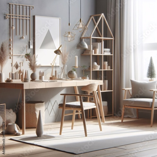 dining room with table