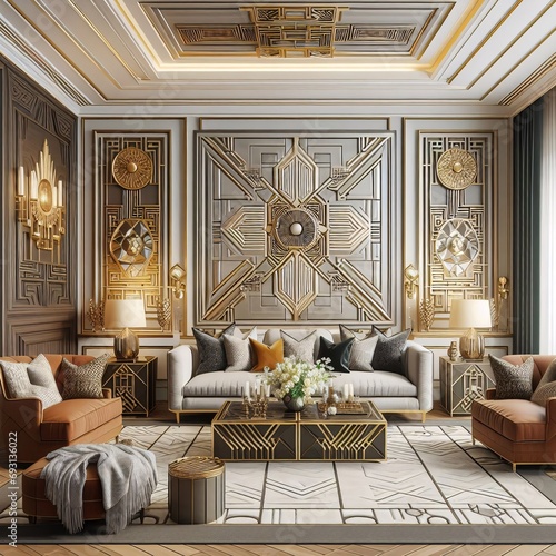 luxury apartment lounge