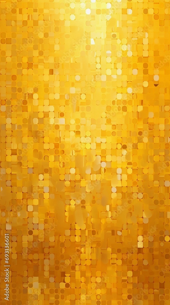 yellow abstract pixel mosaic, for instagram story, background