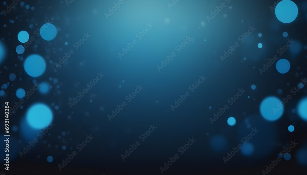 Blue bokeh on dark blue background. 3d rendering. Generative AI Blue bokeh on dark blue background. 3d rendering. Generative AI