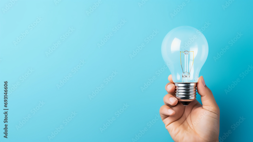 Hand holding shining light bulb, Innovation concept, brain hub, template Hand holding shining light bulb, Innovation concept, brain hub, template