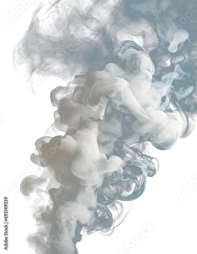  realistic smoke PNG illustrations on a transparent background, ideal for adding atmospheric effects to your digital creations