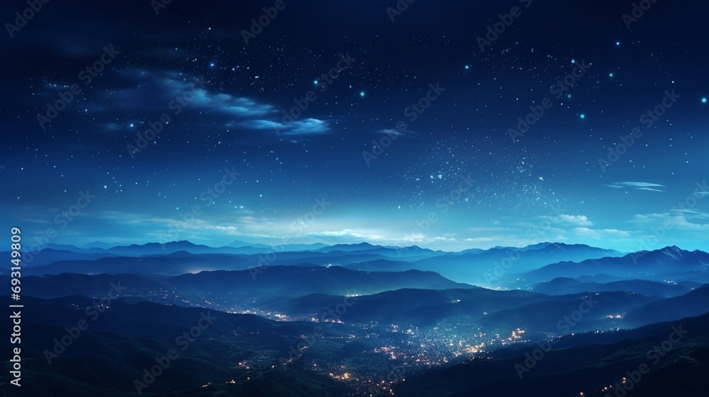 A sky full of bright stars and constellations, visible from a high-altitude mountain top, away from city lights.