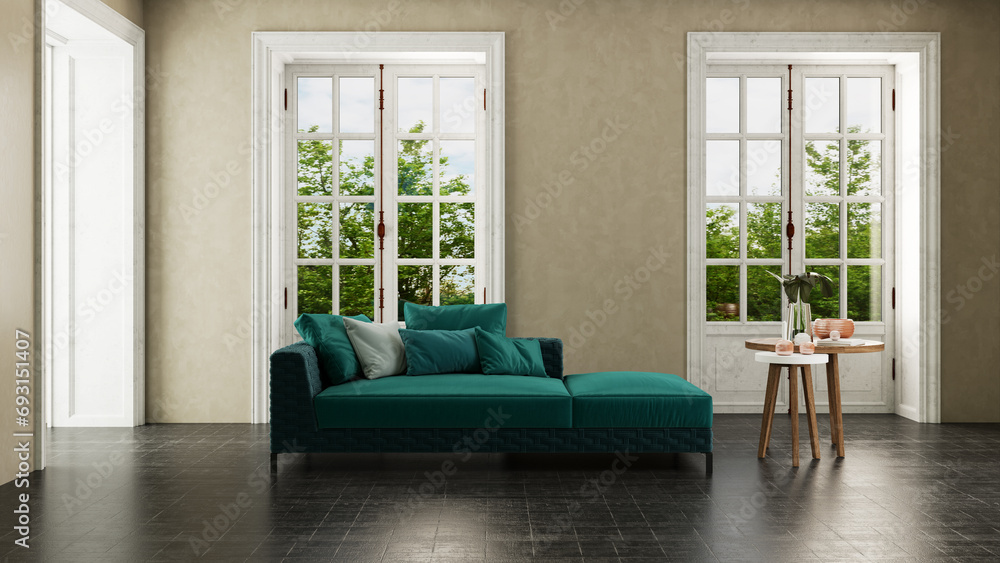 Large luxury modern bright interiors Living room mockup illustration 3D rendering computer digitally generated image Large luxury modern bright interiors Living room mockup illustration 3D rendering computer digitally generated image