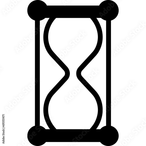 hourglass time icon
