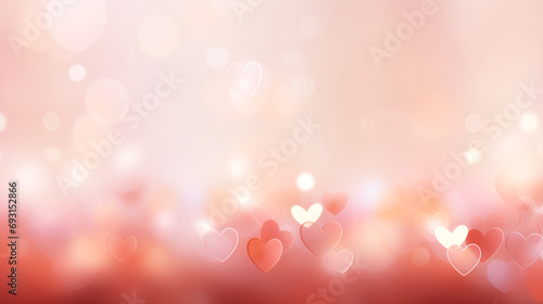 Dia dos Namorados, luzes desfocadas (efeito bokeh)para serem usadas como recursos gráficos. photo