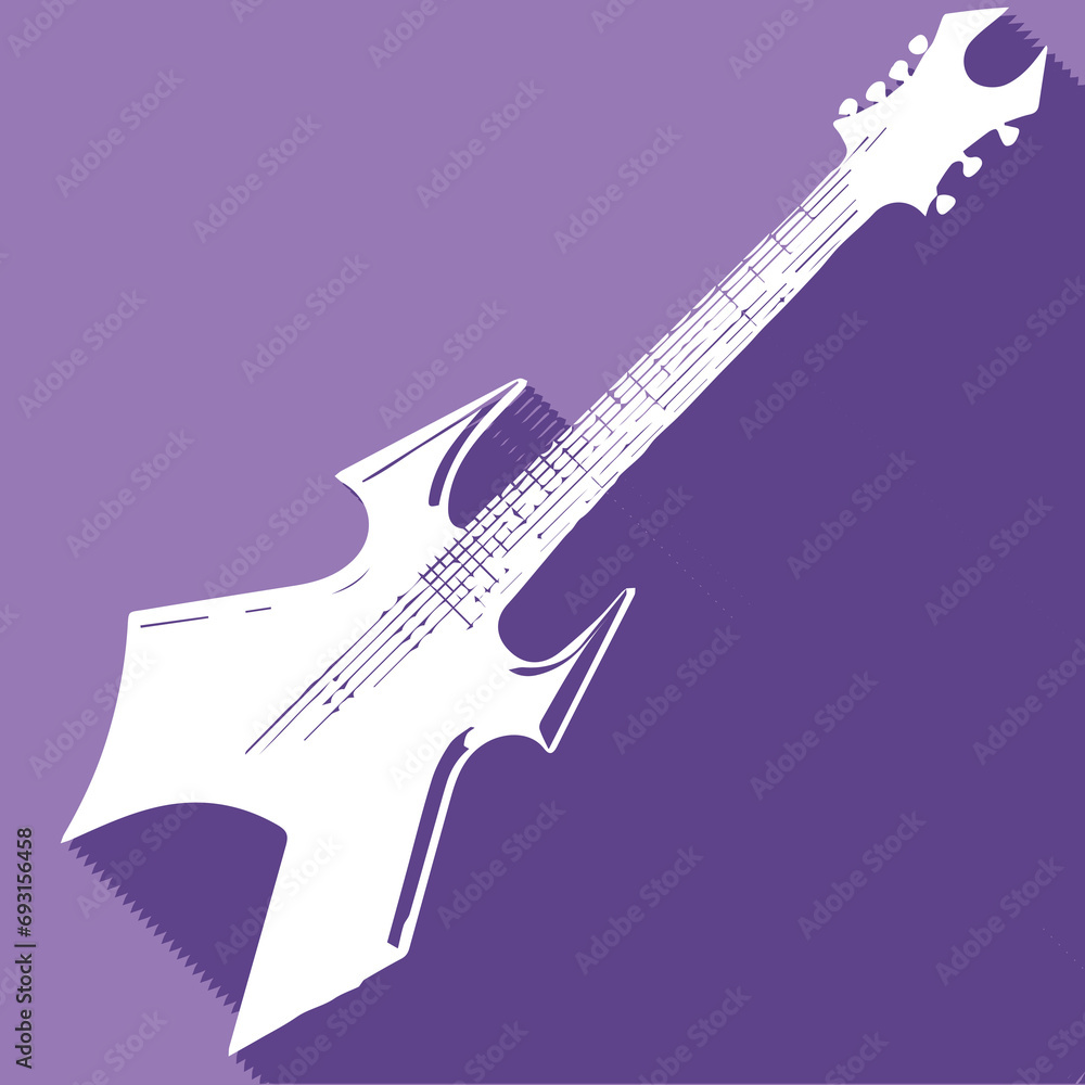 Obraz premium electric guitar vector illustration