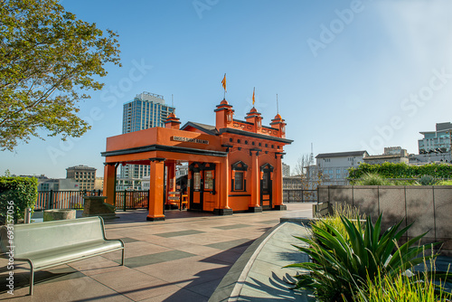 The Angels Flight Funicular in Los Angeles photo