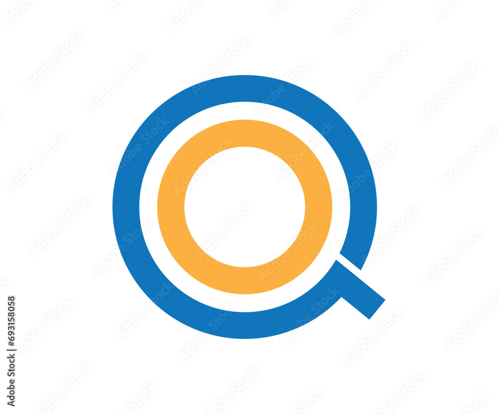 QO logo design design vector template QO logo design design vector template