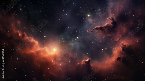 Star cluster in 8k hyper detail photo from Hubble Telescope
