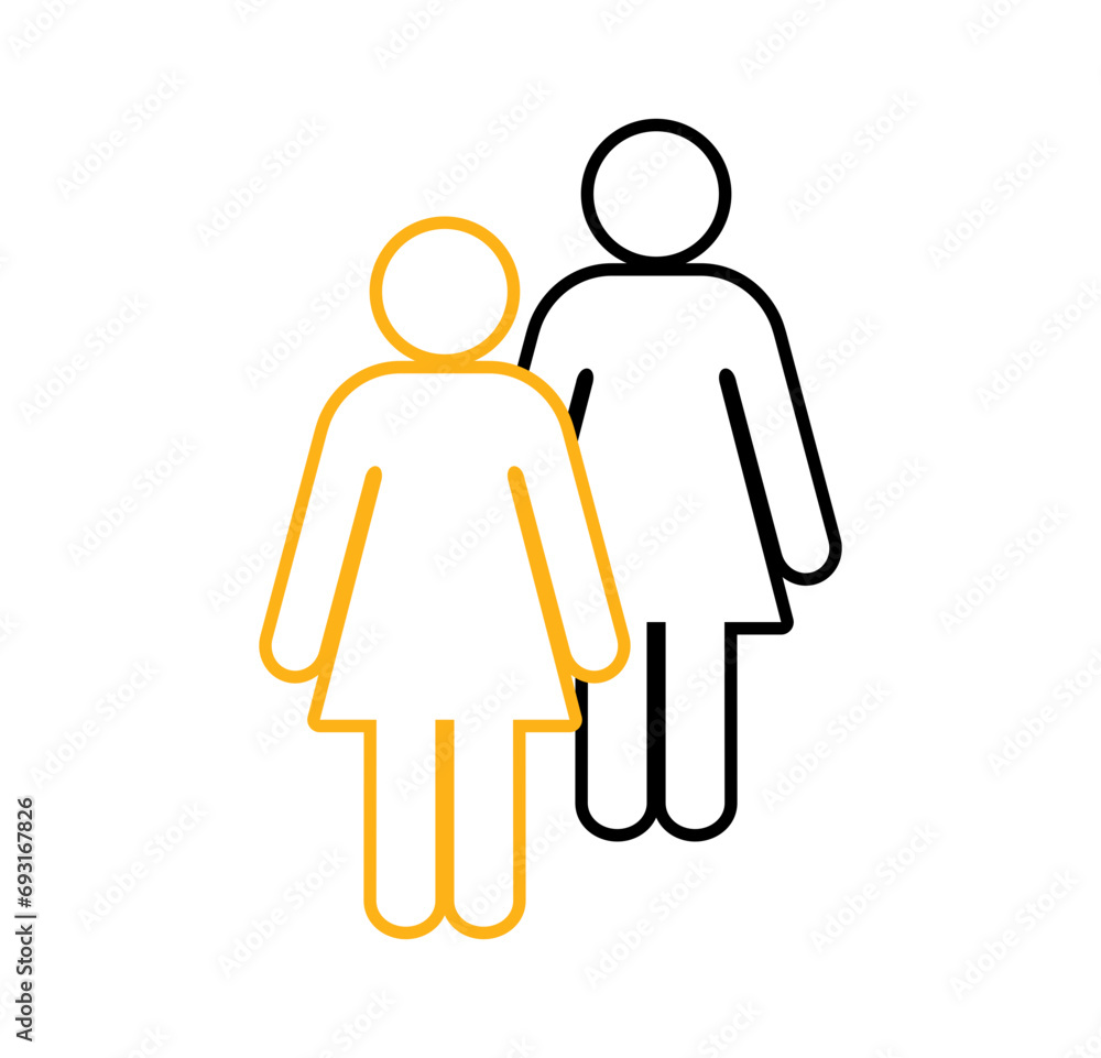 Symbol, ikona kobiet. Plik wektorowy. Symbol, ikona kobiet. Plik wektorowy.