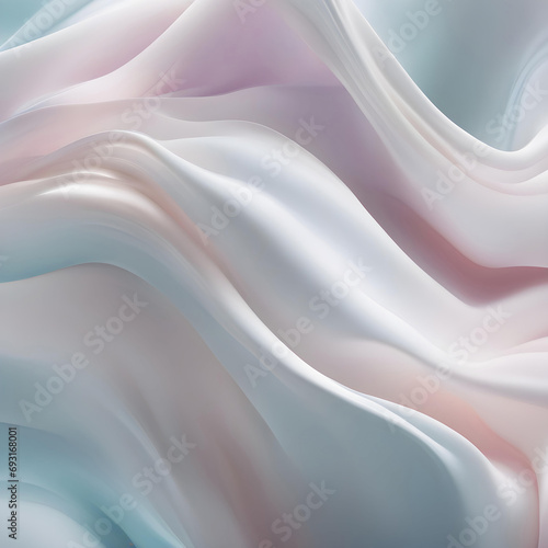  Pastel Fabric in Fluid Motion