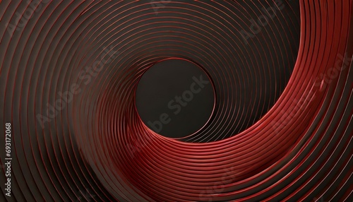 dark red luxury circular abstract pattern 3d circle lines ring deluxe design minimal modern dynamic illustration elegant blank background radio waves amazing female sale banner love invitation