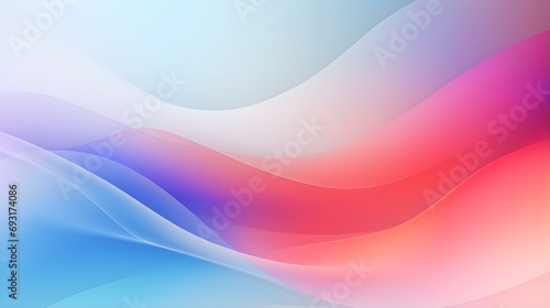 Gradient Background fading from Multicolor to White. Professional Presentation Template